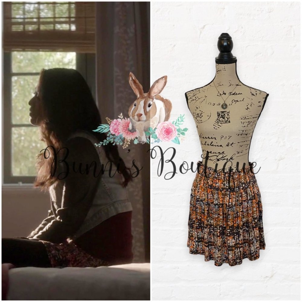 Kira Yukimura's Forever 21 Mixed Print Skirt Teen Wolf